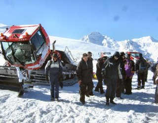A la station de ski de Peyragudes en vall�e du Louron
