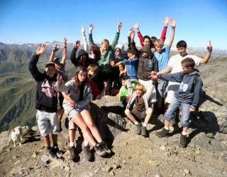 "ensemble plus haut" la devise de la colo Ch�ne et Roc